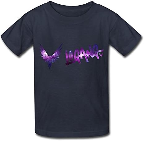 Custom Starry Sky Parrot Logo Kids 100% Dual Front Short Tee Shirt