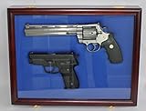 Pistol Airsoft Gun / Handgun display case shadow box, Lockable GN01