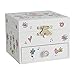 Jewelkeeper Musical Jewelry Box, Birds and Flowers Design with Pullout Drawer, Waltz of The Flowers Tune