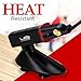 HSI Professional Flat Iron Holder - Heat Resistant Heavy Duty Hair Iron Stand - Easy to Install Storage for Personal or Professional Use