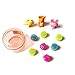 Gonggi Konggi Korean Jacks Game 2 Case (14pcs) +1 English Play Manual +1 Eraser