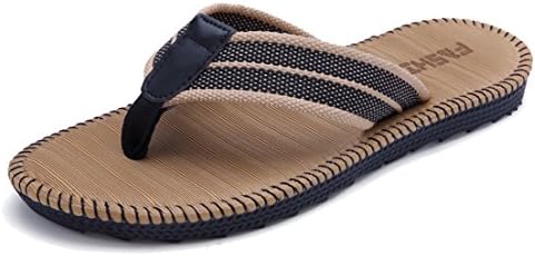Seaoeey Flip-Flops Summer Men's Beach Slippers Student Flip Flops Sandals