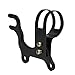 Alonea New Adjustable Bicycle Bike Disc Brake Bracket Frame Adaptor Mounting Holder (Black)