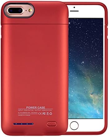 iPhone 8 Plus/ 7 Plus /6s Plus Battery Case Ultra Slim Extended Battery Case High Capacity 4200 mAh for iPhone 8 Plus/ 7 Plus /6s Plus External Juice Pack Charger Case 5.5 inch