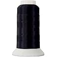 Superior Threads Bottom Line 2-Ply 60-Weight Polyester Embroidery Quilting Sewing Thread - 3,000 Yard Cone (#625 Black)