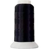 Superior Threads Bottom Line 2-Ply 60-Weight Polyester Embroidery Quilting Sewing Thread - 3,000 Yard Cone (#625 Black)