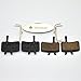 Bike Disc Brake Pads Juicy BB7 Disc Brake Pads Organic Semi-Metallic Disc Brake Pads with Spacer for Bikes Disc Brake System Smooth and More Powerful Braking Less Harsh Noise (Black) (BB7)