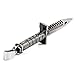 INBLUE Men's Alloy Pendant Necklace Grey Dagger Knife Tribal -With 23 Inch Chain