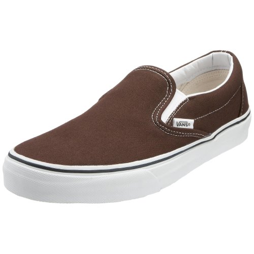 brown van slip ons