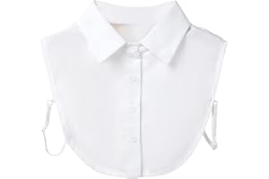 Verdusa Women's Fake Collar Detachable Dickey Collar Half Shirts Blouse