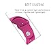 XIYA Soft Silicone Replacement Sport Band for Apple Watch for 2 Lengths, Barbie pink 38mm