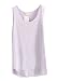 Shawhuaa Womens Basic Loose Fit Sleeveless Tank Top T-shirt Light Purple