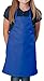 KNG Kids Cooking Apron for Girls and Boys Medium, Royal Blue
