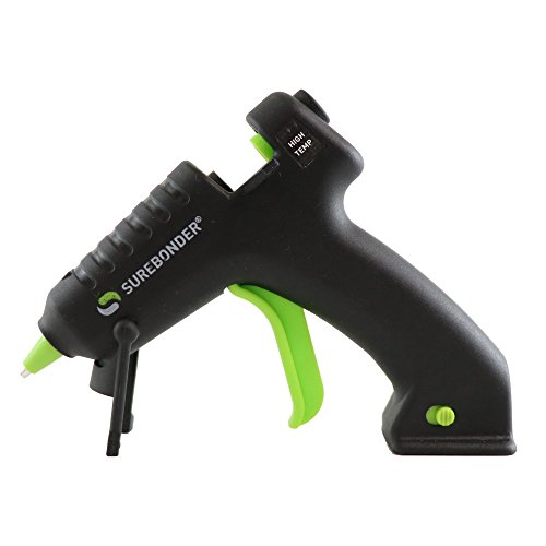 Surebonder Cordless Mini Hot Glue Gun – Battery Powered, 45 Minute Run Time, High Temp, Drip-Resistant Nozzle, Rechargeable for Crafts, Repairs, DIY Projects