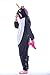 Adult Unicorn Onesie Animal Costume (XL(177-185CM), Black Unicorn)