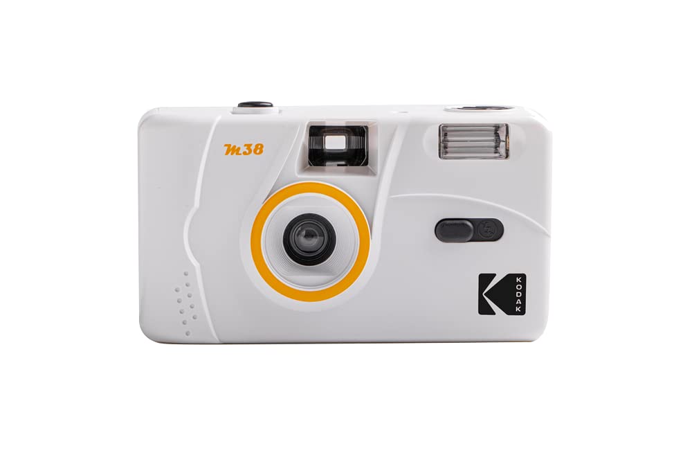 KODAK DA00244 - KODAK M38-35mm Reusable Camera, Lens, Built-in Flash, AA Battery - Grey