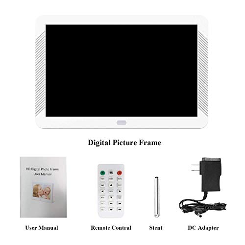 Atatat 8in Digital Photo Frame with 1920x1080 IPS Screen, Digital Frame Support Adjustable