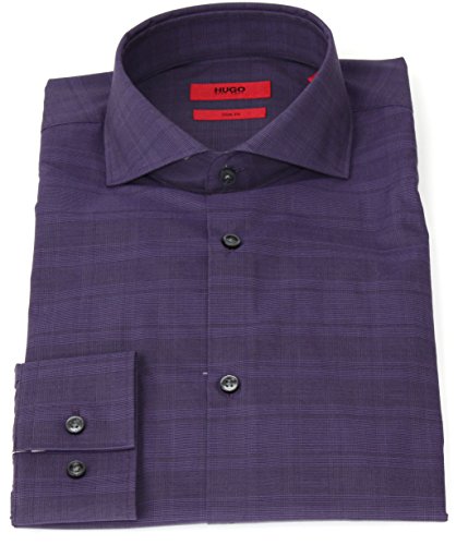 Hugo Boss Hommes Jason Violet Slim Fit Robe Chemise Burundi Ubuy