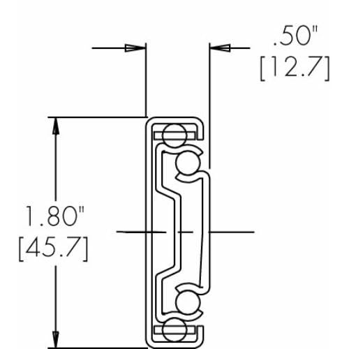 Accuride C 3832 C18scp 3832 Series 18 Full Extension Self