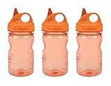 Nalgene Tritan Grip-N-Gulp Kids Water Bottle, Orange - 3