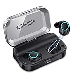 True Wireless Earbuds Bluetooth 5.0 Auto Pairing Wireless Earphones IPX7 Waterproof Sport Bluetooth Headphones with 3500Mah Charge Case and Mic HD Calls Noise Reduce Earbuds for iPhone Android Black