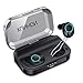 True Wireless Earbuds Bluetooth 5.0 Auto Pairing Wireless Earphones IPX7 Waterproof Sport Bluetooth Headphones with 3500Mah Charge Case and Mic HD Calls Noise Reduce Earbuds for iPhone Android Black