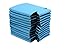 QualityPerfection 12 Light Blue Party Drink Blank Can Coolers(12,25,50,100 Bulk Pack) Blank Beer,Soda Coolies Sleeves | Soft,Insulated Coolers | 30 Colors | Perfect For DIY Projects,Holidays,Events