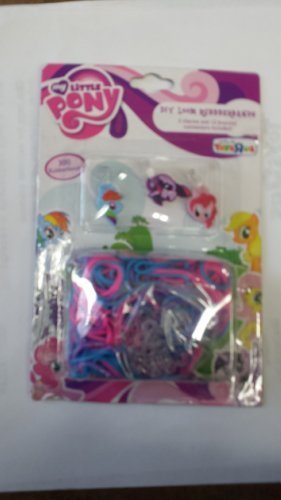 My Little Pony Diy Loom Rubberbands with 300 Rubber Bands and Three Pony Charms