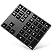 Bluetooth Numeric Keypad, Rechargeable Aluminum 34-Key Number Pad Slim External Numpad Keyboard Data Entry Compatible for MacBook, MacBook Air/Pro, iMac Windows Laptop Surface Pro etc
