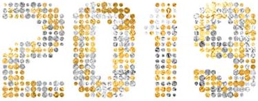 2019 set of 25 premium waterproof metallic holiday New Years temporary jewelry foil Flash Tattoos - Party Favors, Graduation, New Years, Party Supplies, Holiday parties