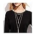 CEALXHENY 3PCS Gold Chain Necklaces for Women Bohemia Layered Bar Pendant Necklaces Set Y Necklaces for Summer Beach Vacation (B Gold)