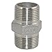 SS 304 Hex Nipple Threaded Pipe Fitting,3/4
