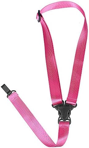 0.94" High Resistant Nylon Ukulele Strap, Pink