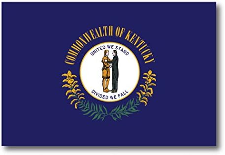 Kentucky Car Magnet US State Flag Refrigerator Locker SUV Heavy Duty Waterproof…