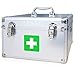 Morning Plus - First aid kit Lockable Medication Box Organizer Emergency Medicine Storage Box Aluminum Medical Box 12