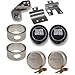 Slick Locks Nissan Nv Kit Complete with Spinners, Weather Covers & Locks