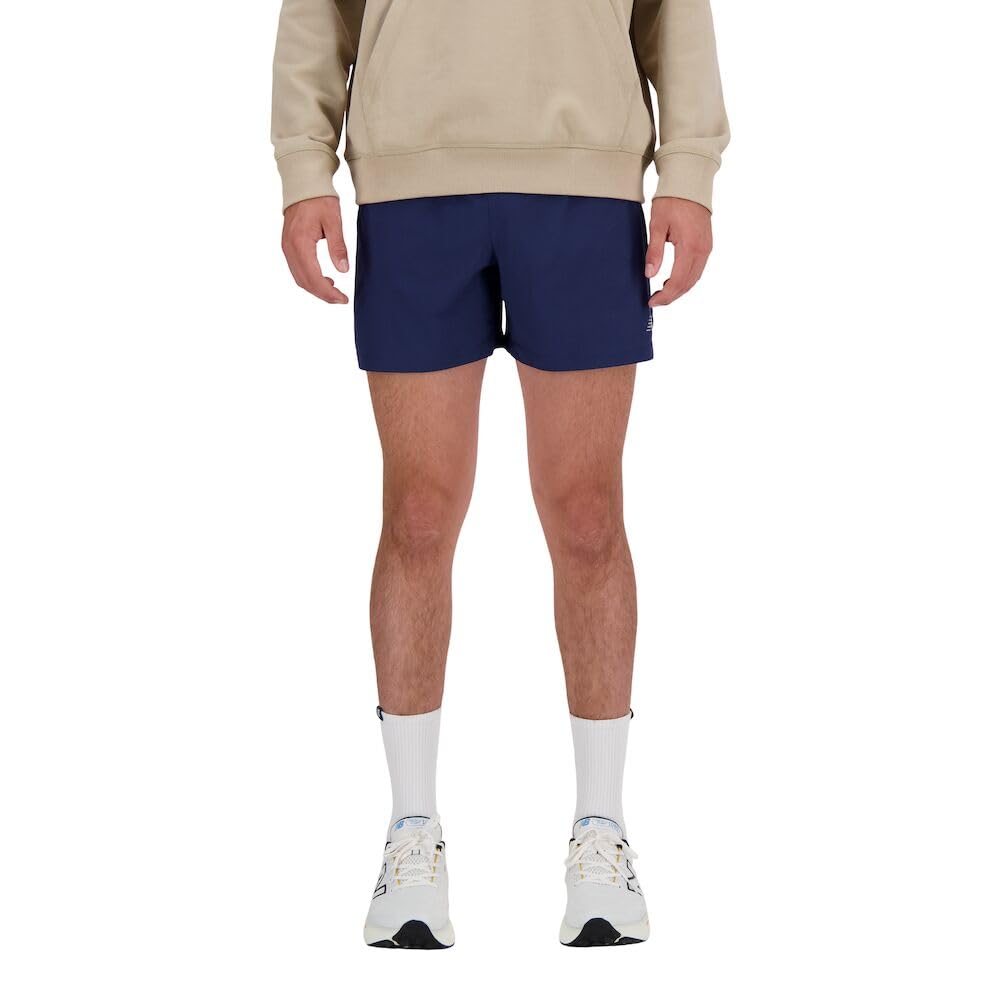 New Balance Men’s RC Short 5″, Nb Navy, Large