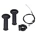 CISNO Twist Throttle Handle Grip + Cable for Dirt Bike Quad ATV Pit 50cc 125cc 150 250