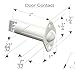 Roller Ball Recessed Button Pressure Reed Switch - Window/Door Alarm Contact Sensor Plunger with Terminals