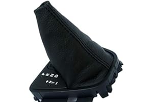 KarDesigners Fits 2008-2012 Land Rover LR2 Synthetic Black Leather Automatic Shift Boot (Skin Only)