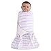 HALO Sleepsack Micro-Fleece Swaddle, Pink Waves, Small