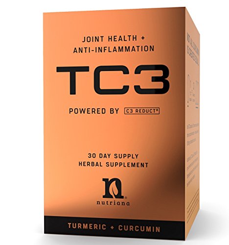 Turmeric Curcumin Supplement with BIOPERINE – Award Winning Joint Pain Support Supplement and Anti Inflammatory | Arthritis Pain Relief | 3X More Effective Tumeric Capsules Black Pepper | C3 Reduct