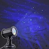 Poeland Star Laser Projector Light with LED Blue Nebula Cloud Starlight Suitable for Bedroom Decoration, Family Party, KTV, Dance Halls, Clubs, Bars, Kids Party, Dance Floor