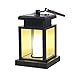 Solar Lanterns Outdoor Hanging, GVSHINE Solar Powered Led Umbrella Lights, Partable Vintage Waterproof Candle Light with Clip Used for Camping Yard Garden Lawn Patio Pathway Lighting & Decoration