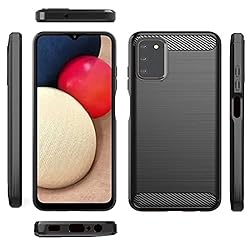 Dzxouui for Samsung A03S Case with 2 Pack Screen
