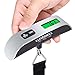 Luxebell Luggage Scale 110lbs with Temperature Sensor and Green Backlight LCD Display