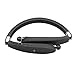 Bluetooth Headphones SDICL Wireless Neckband Sports Headsets with Retractable Earbuds Sweatproof Noise Cancelling Stereo Earphones (991 Black)