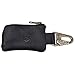Hide & Drink, Car Key Holder with Keyring, Headphone & Charging Cables, Cash Zipper Case with Clasp, Full Grain Leather, Handmade, Charcoal Black