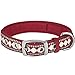 Blueberry Pet 7 Colors Soft & Safe 3M Reflective Jacquard Neoprene Padded Adjustable Dog Collar with Metal Buckle – Marsala Red, Neck 13-16.5″, for Medium Breedthumb 4