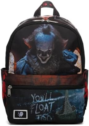Loungefly IT Pennywise Mini Backpack Georgie Boat Horror Gutter Scene NEW Loungefly Pennywise “IT” Gutter Scene Cosplay Mini Backpack  main image 4